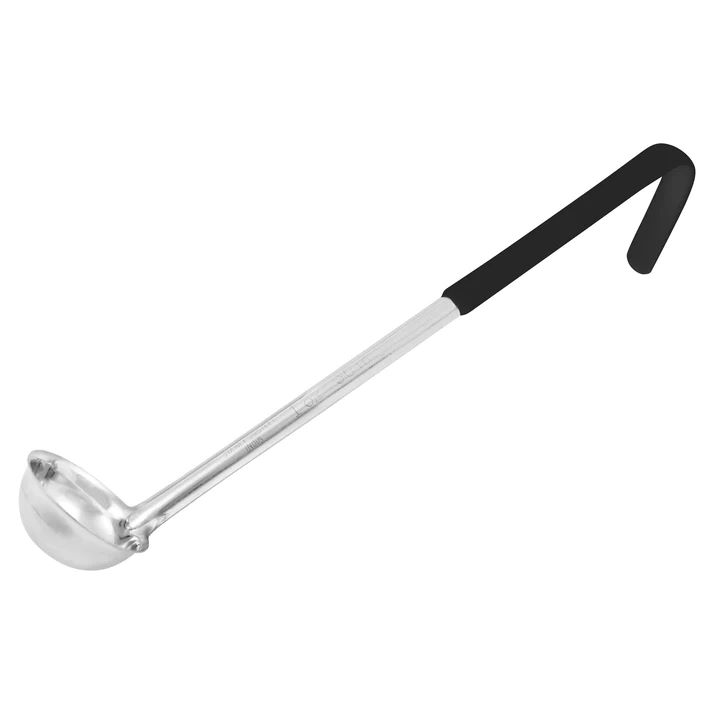 LDCN-1 - Winco Prime One-Piece Ladle, Stainless Steel, Color Handles - 1 oz